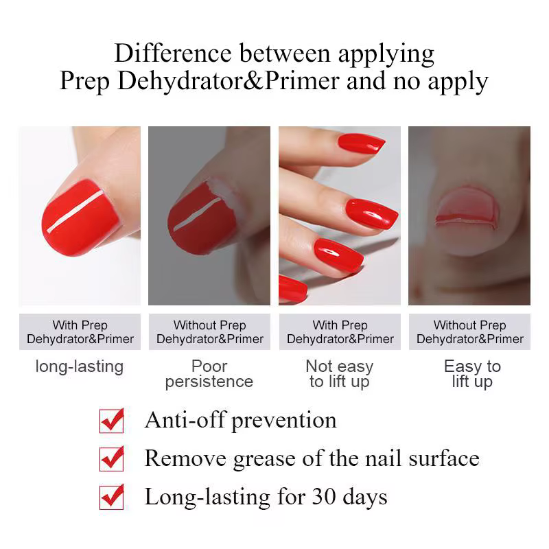 BORN PRETTY 15ml déshydrateur de préparation d'apprêt des ongles Gel vernis à ongles pas besoin de U