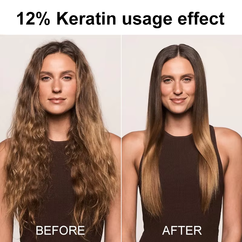 PURC 12% kératine lissante traitement des cheveux élimination des crépus kératine brésilienne pour c