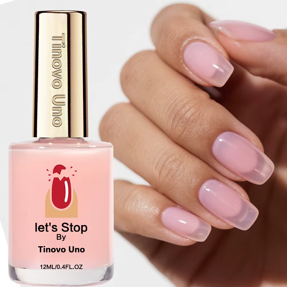 Tinovo Uno – renforcement des ongles rose naturel, permet d'arrêter les ongles doux et fragiles, kér