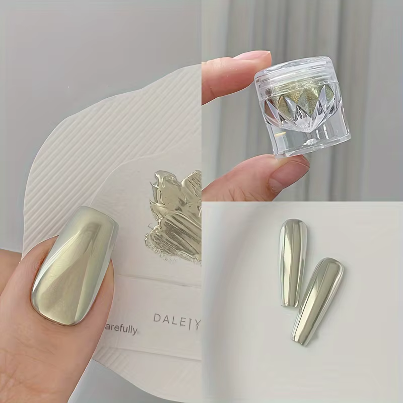 Poudre à ongles dégradée Aurora, effet miroir galvanisé multicolore, paillettes scintillantes pour N