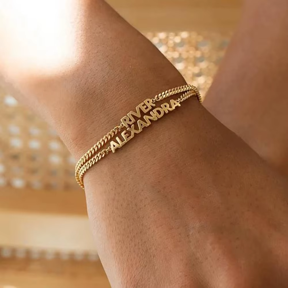 Collier personnalisé, bijoux personnalisés, collier avec nom, collier gravé personnalisable pour fem