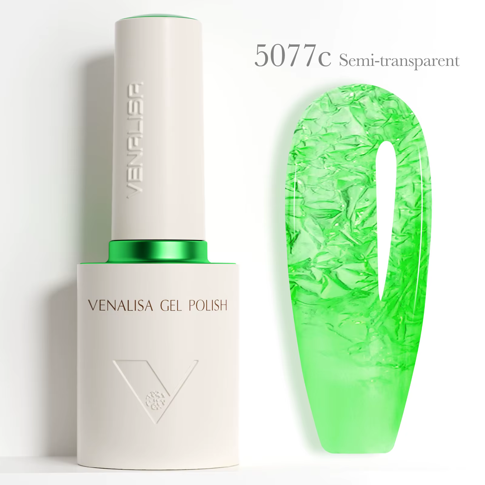 VENALISA 10ml vernis à ongles été ongles gelée couleur Semi Transparent nouvelle formule végétalienn