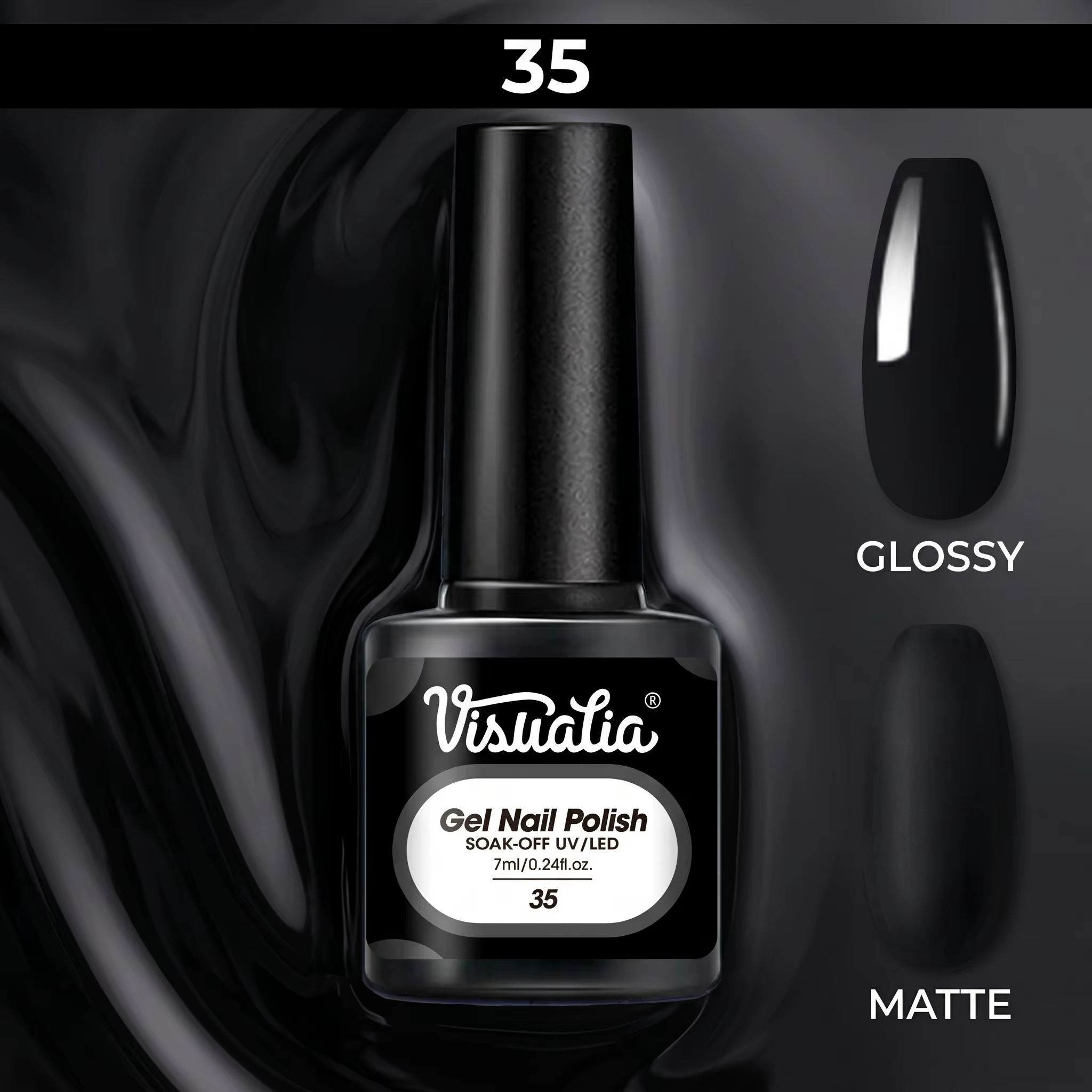 Vernis à ongles gel classique noir et blanc, adapté aux ongles des mains et des pieds, durcissement 