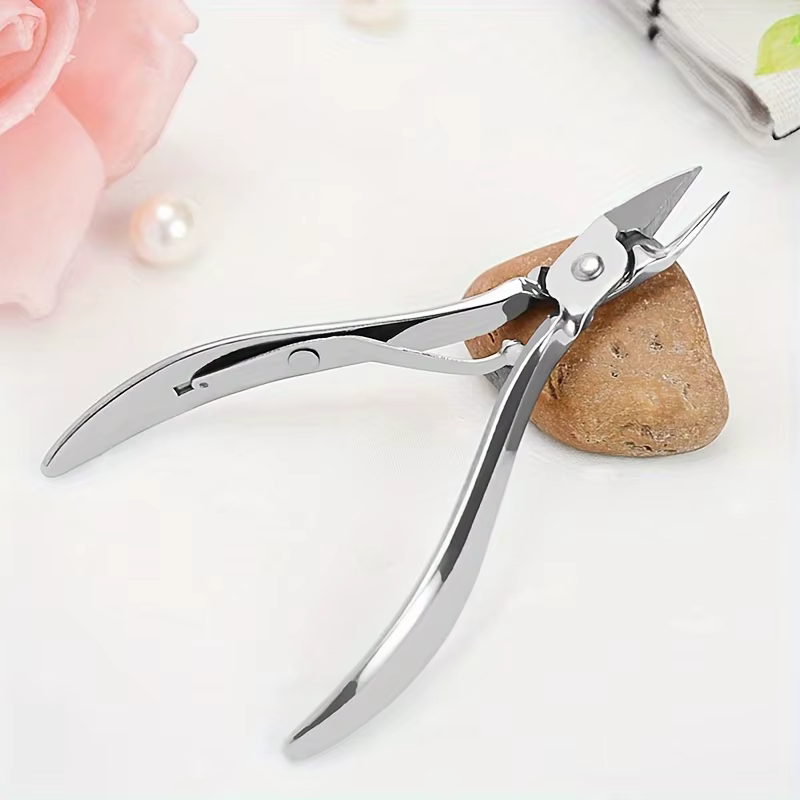 Pince à cuticules Durable en acier inoxydable, pour manucure et pédicure, coupe-cuticules, dissolvan