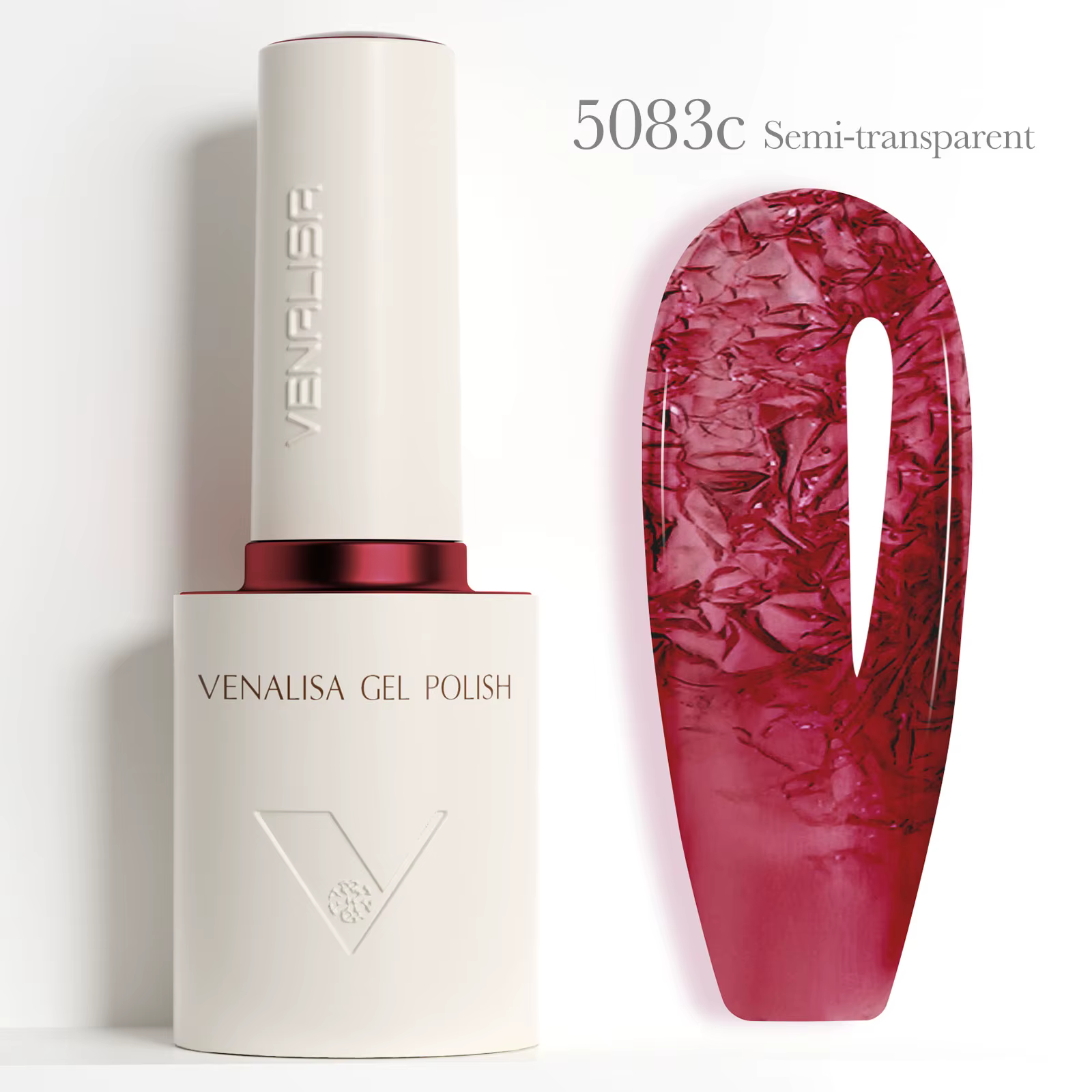 VENALISA 10ml vernis à ongles été ongles gelée couleur Semi Transparent nouvelle formule végétalienn