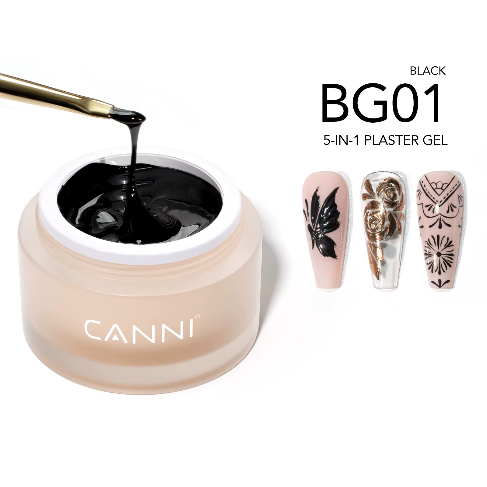 Gel multifonctionnel CANNI 10 ml, gel sculptant 3D, sans TPO, sans PVC, gel de modelage, sans brûlur
