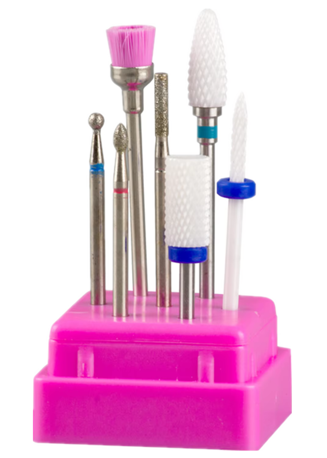 Ensemble de fraises en acier au tungstène pour Nail Art, foret à ongles en céramique, perceuse élect