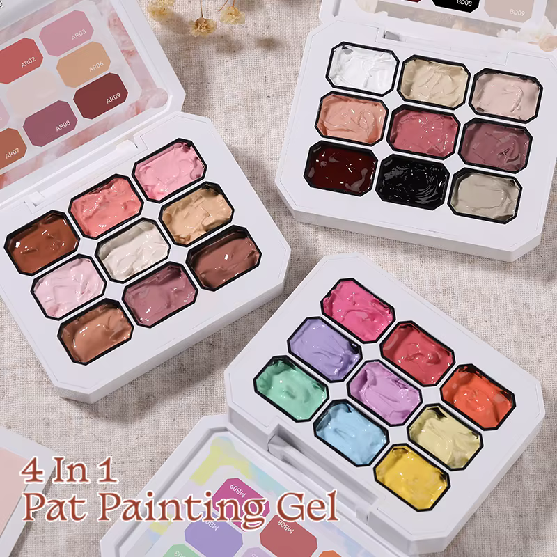 UR SUGAR 9 couleurs Pat peinture Gel ongles 4 en 1 Semi Permanent tremper les ongles UV LED utilisés