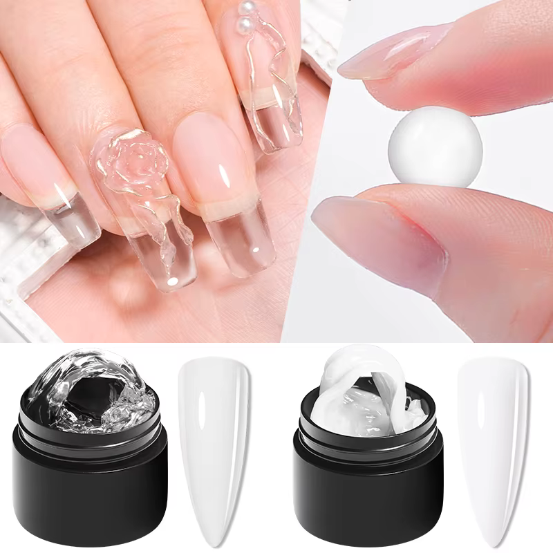 2/3 pièces clair antiadhésif Extension de main Gel vernis à ongles ensemble 3D façonnage/sculpture/s