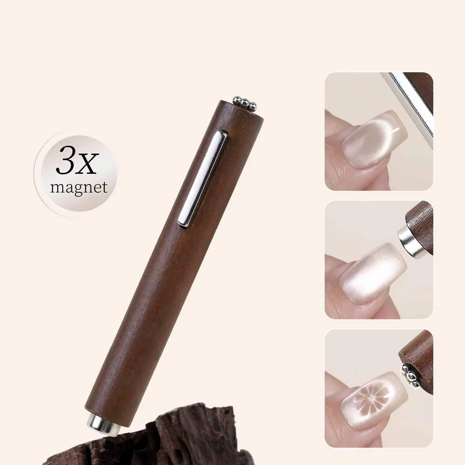 Gel magnétique multifonctionnel 3 en 1 pour les yeux de chat, grand cylindre, magnétique Super puiss