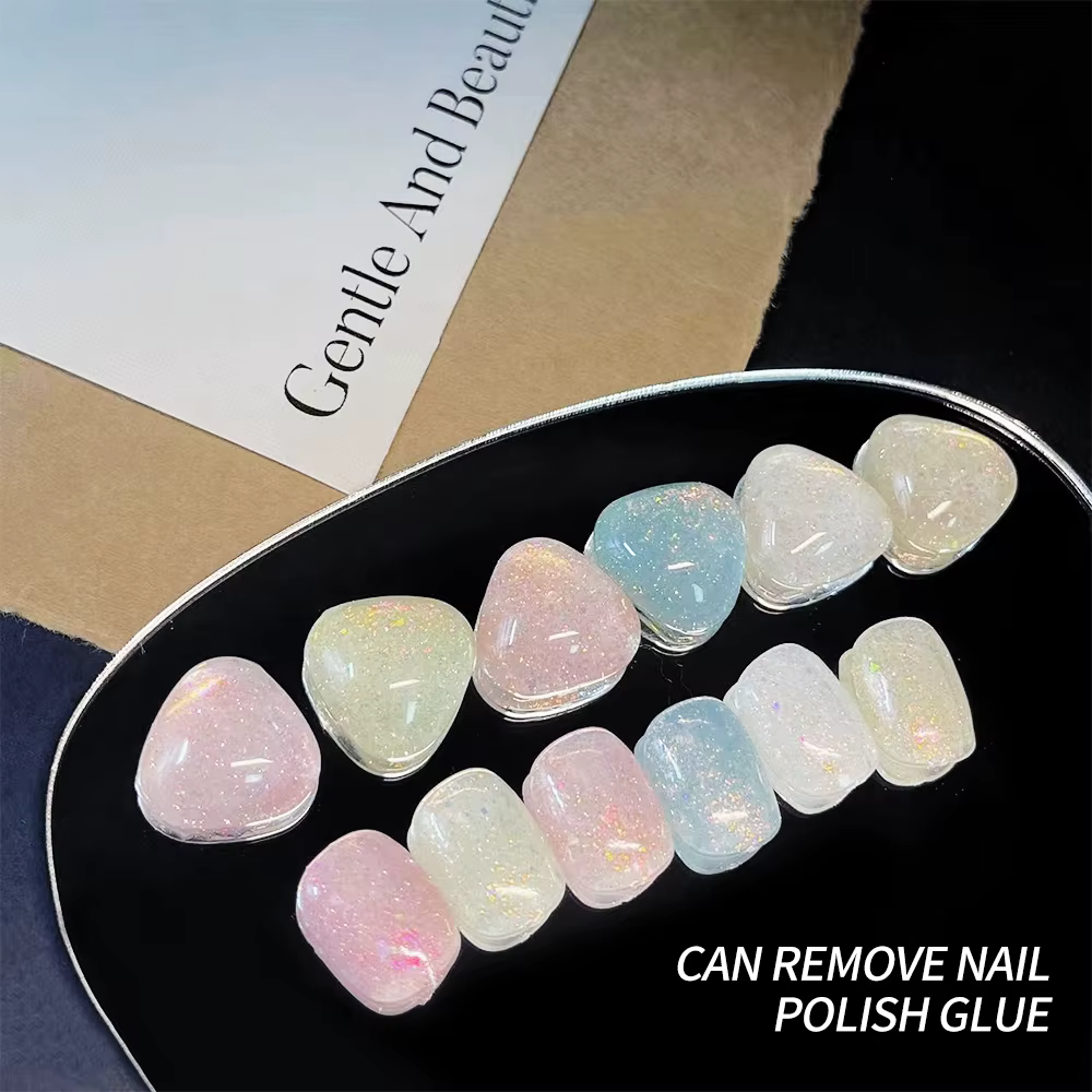 15ml Aurora sirène brillant Gel vernis à ongles paillettes irisée tremper Gel UV vernis Semi-permane