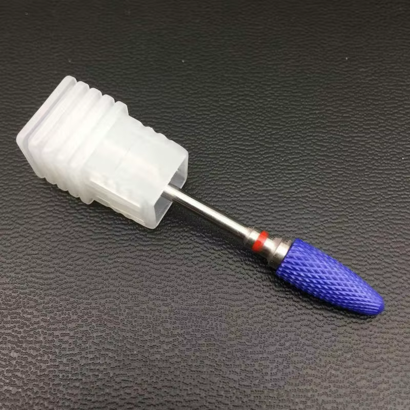 Foret à ongles électrique bleu, 1 pièce, appareil de manucure et pédicure pour manucure, fraise rota