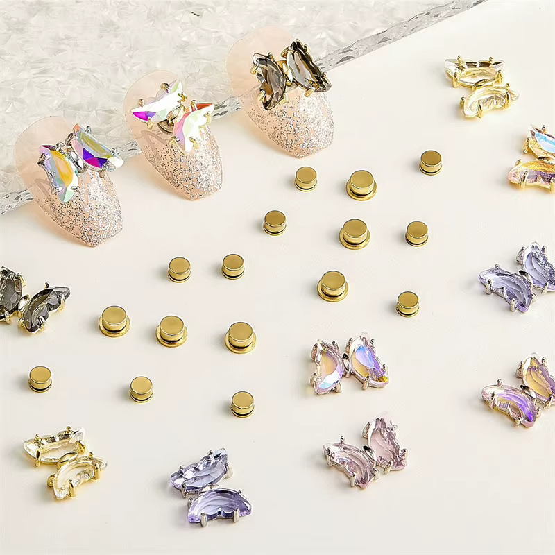 30/20/5 pièces manucure rotatif bijoux accessoires dessin animé rotatif universel roulement rotatif