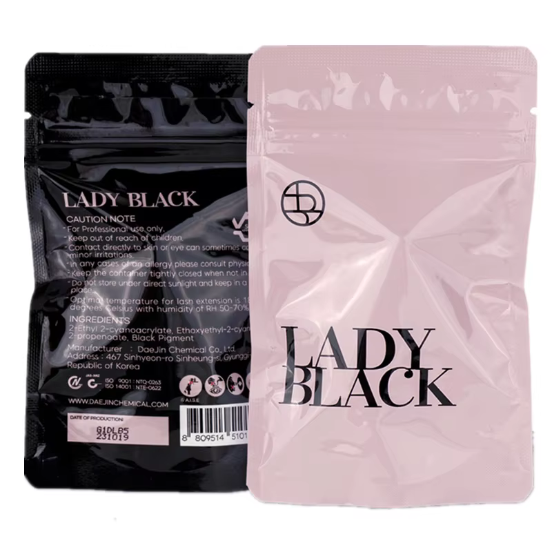 5/10 Bottles 5ml Lady Black Eyelash Extension Glue Sky Zone Strong Fast Drying False Eyelashes Glue