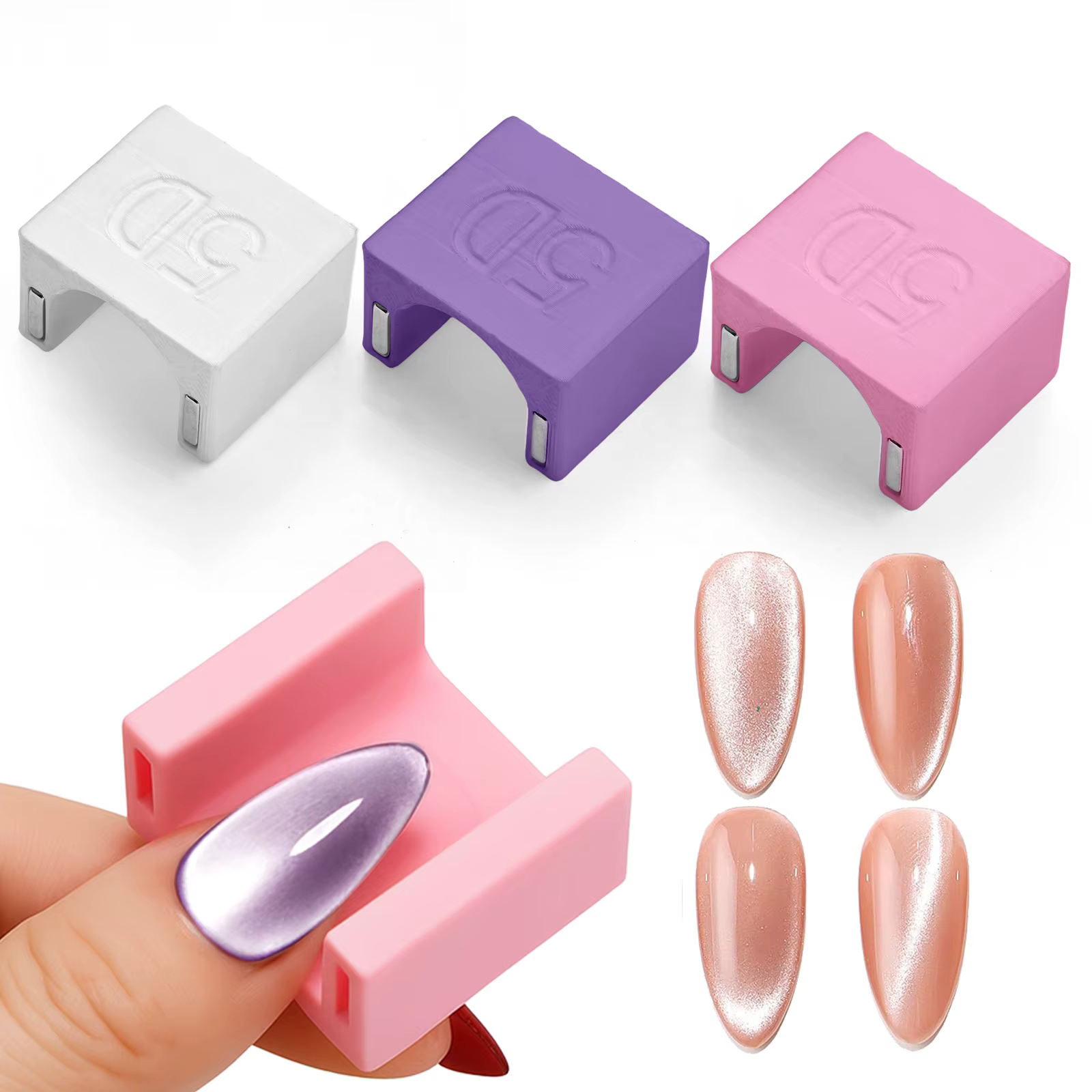 Outil magnétique pour effet œil de chat, bâtonnet magnétique pour nail art, pour gel œil de chat, ef