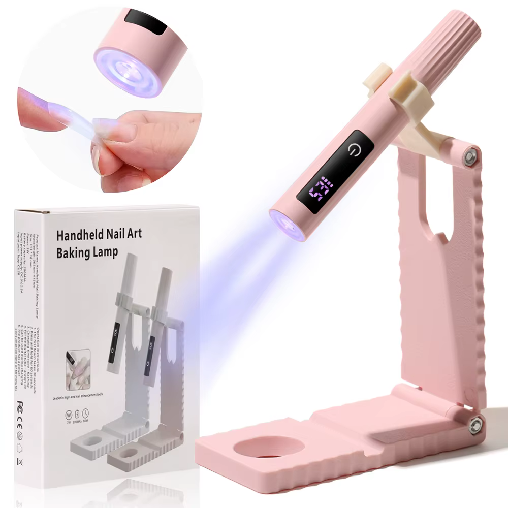Sèche-ongles UV LED chronométré, lampe tactile, lampe de poche Rechargeable, lumière UV, séchage des