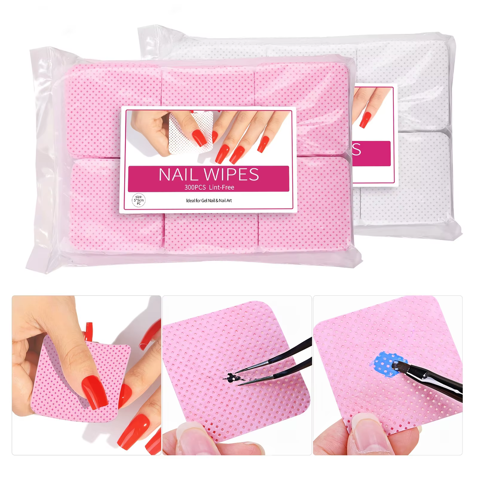 Lingettes Dissolvantes pour Verhéritage à Ongles, Tampons Non Tissés pour Salon de miles, pour Femme