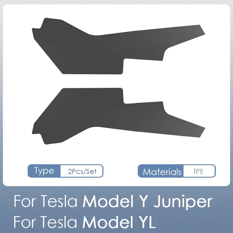 Accessoires pour Tesla Model YL 6 places, tapis anti-coup de pied latéral pour console centrale, tap