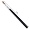 Brosse française pour ongles, 1 pièce, peinture sur Gel UV, dessin, pointes de polissage, conception