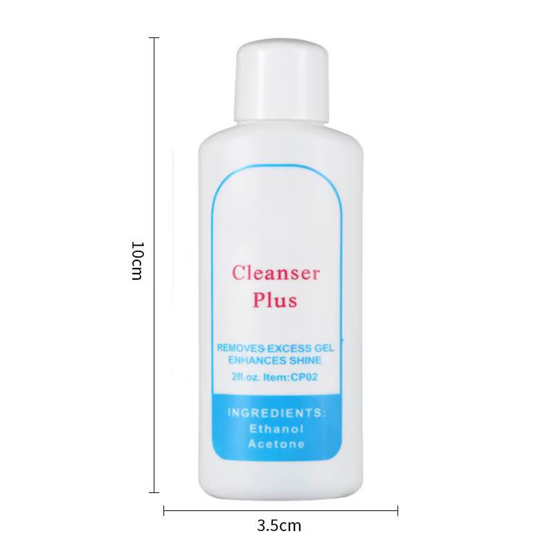 Dissolvant de vernis Gel nettoyant Plus liquide de nettoyage des pointes des ongles des doigts 60ml 