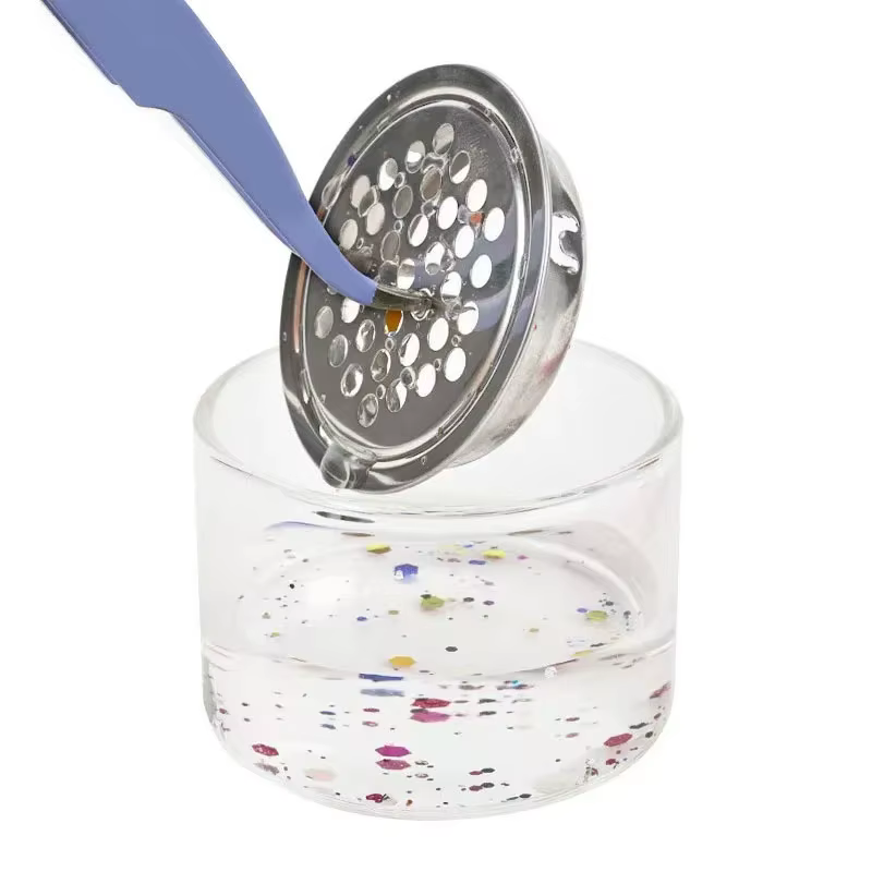 Gobelet à stylo de lavage pour ongles avec couvercle et filtre à mailles, outil de lavage de brosses