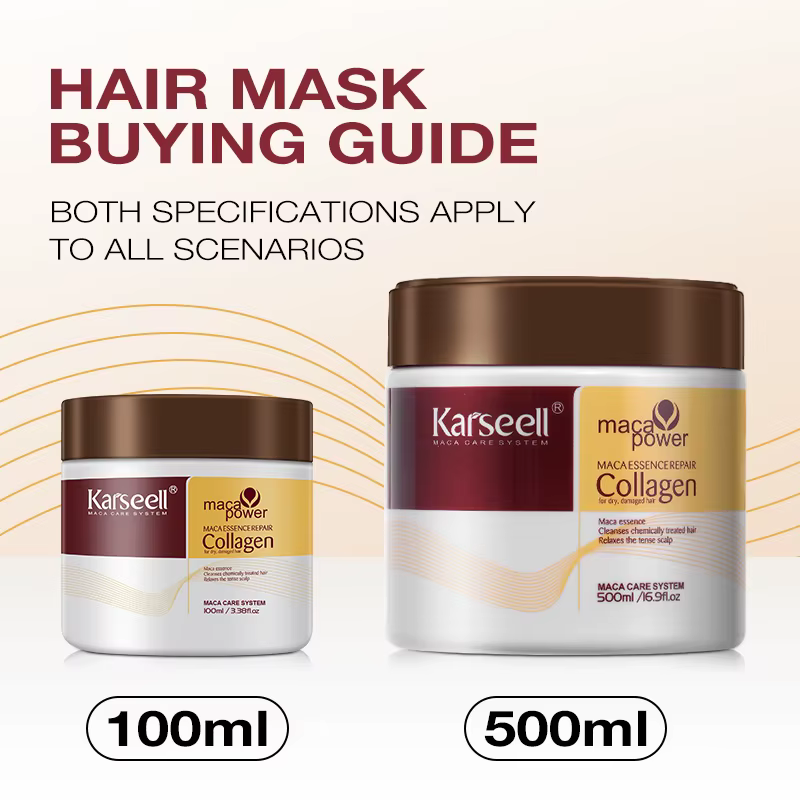 Karseell traitement capillaire au collagène réparation profonde conditionnement huile d'argan masque