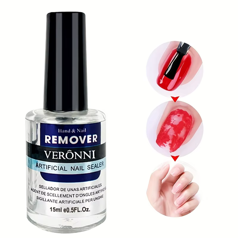 Dissolvant de colle à ongles sans fissures, huile pour cuticules sans endommager, dissolvant de vern