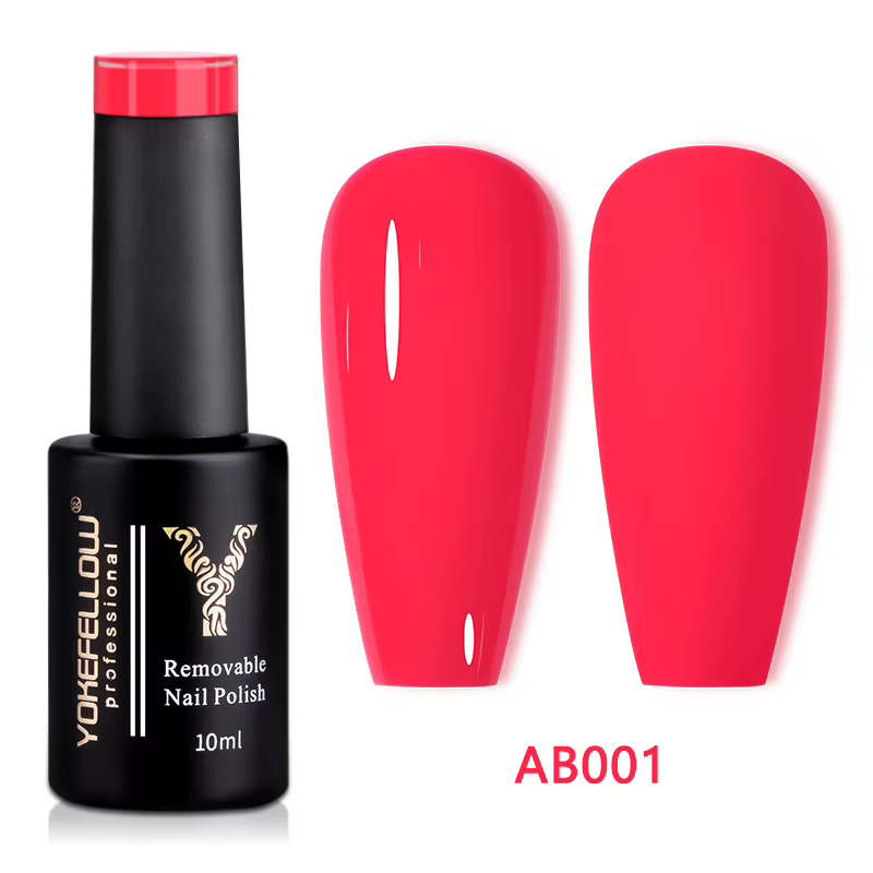 YOEKEFELLOW-Verhéritage à Ongles Gel Semi-Permanent pour Nail Art, Gelée, Rose, Quartz, Transparent,