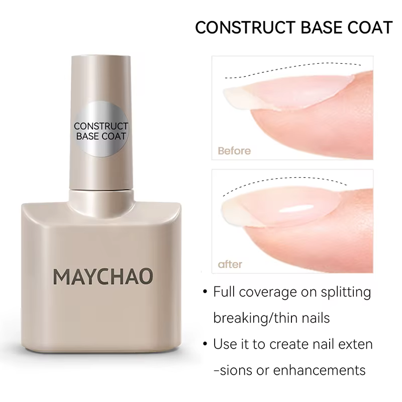 MAYCHAO 12ml sans lingette couche de finition couche de Base apprêt UV LED vernis à ongles Gel de re