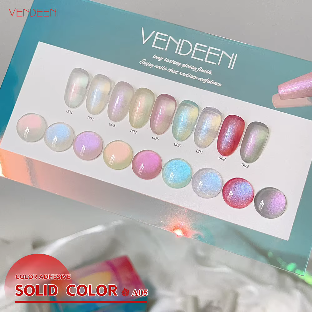 Vernis à ongles en gel de couleur coquillage de nacre, 9 couleurs/ensemble, vernis à ongles en gel s