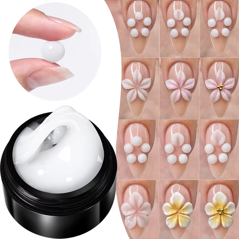 BORN PRETTY 15ml Gel d'extension de main antiadhésif transparent 3D façonnage sculpture Nail Art Gel