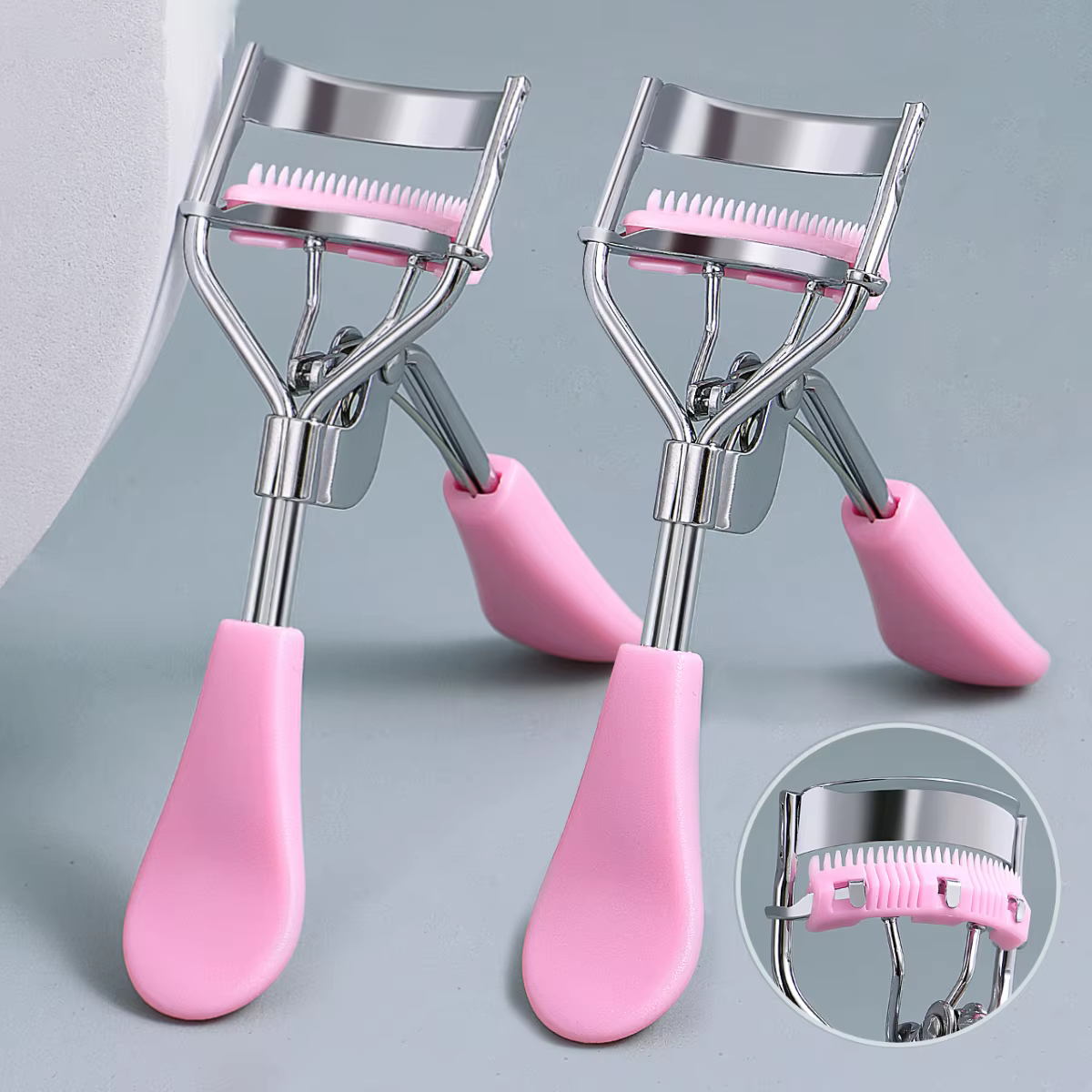 2 recourbe-cils à peigne classique avec une variété de couleurs au choix, artefact durable pour reco