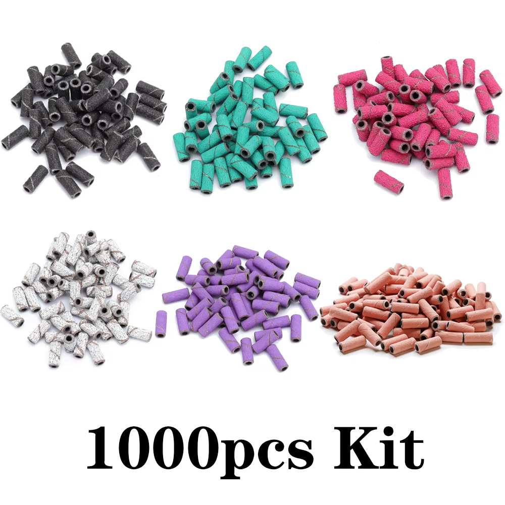 1000 pièces 3mm Mini zèbre ongles bandes de ponçage Machine électrique foret à ongles UV Gel acryliq