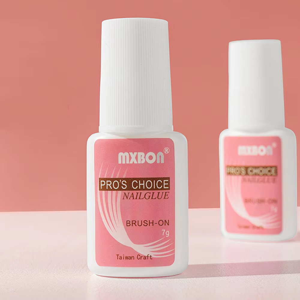 Colle professionnelle pour faux ongles, 7 g/bouteille, à séchage rapide, pour pointes d'ongles en ac