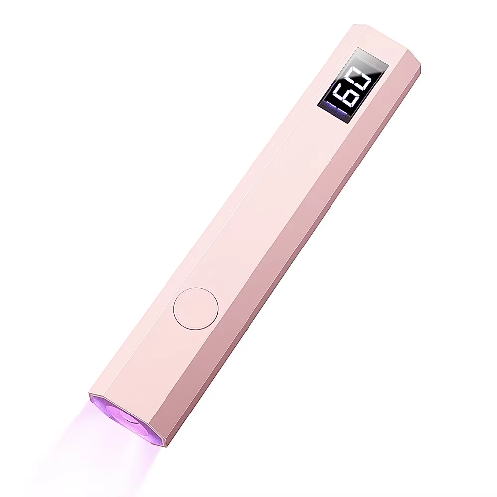 YIKOOLIN-Mini lampe à ongles UV sans fil avec affichage LED, lampe de luminothérapie portable