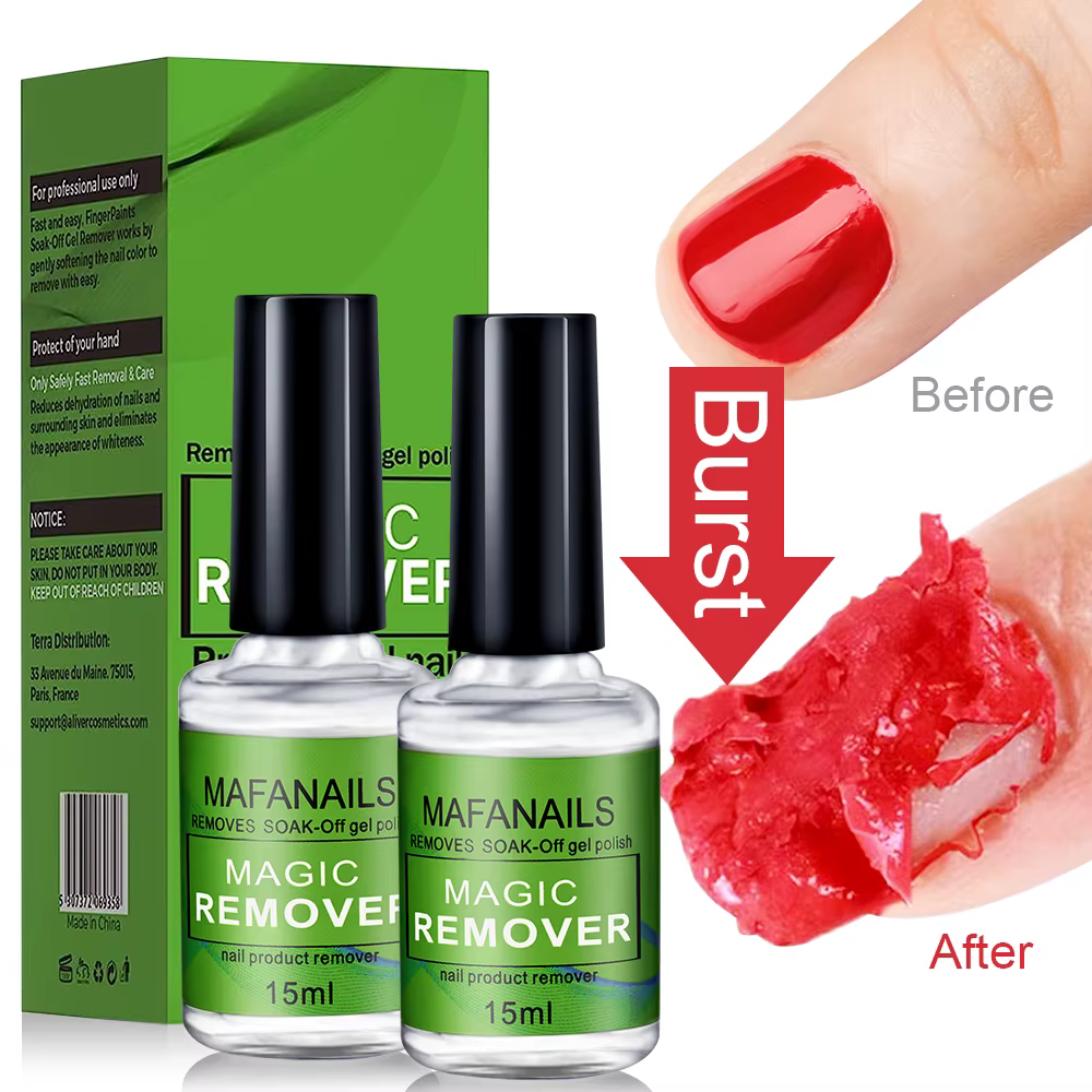 MAFANAILS 15ml dissolvant magique dissolvant de vernis à ongles Gel UV vernis à Gel supprimer rapide
