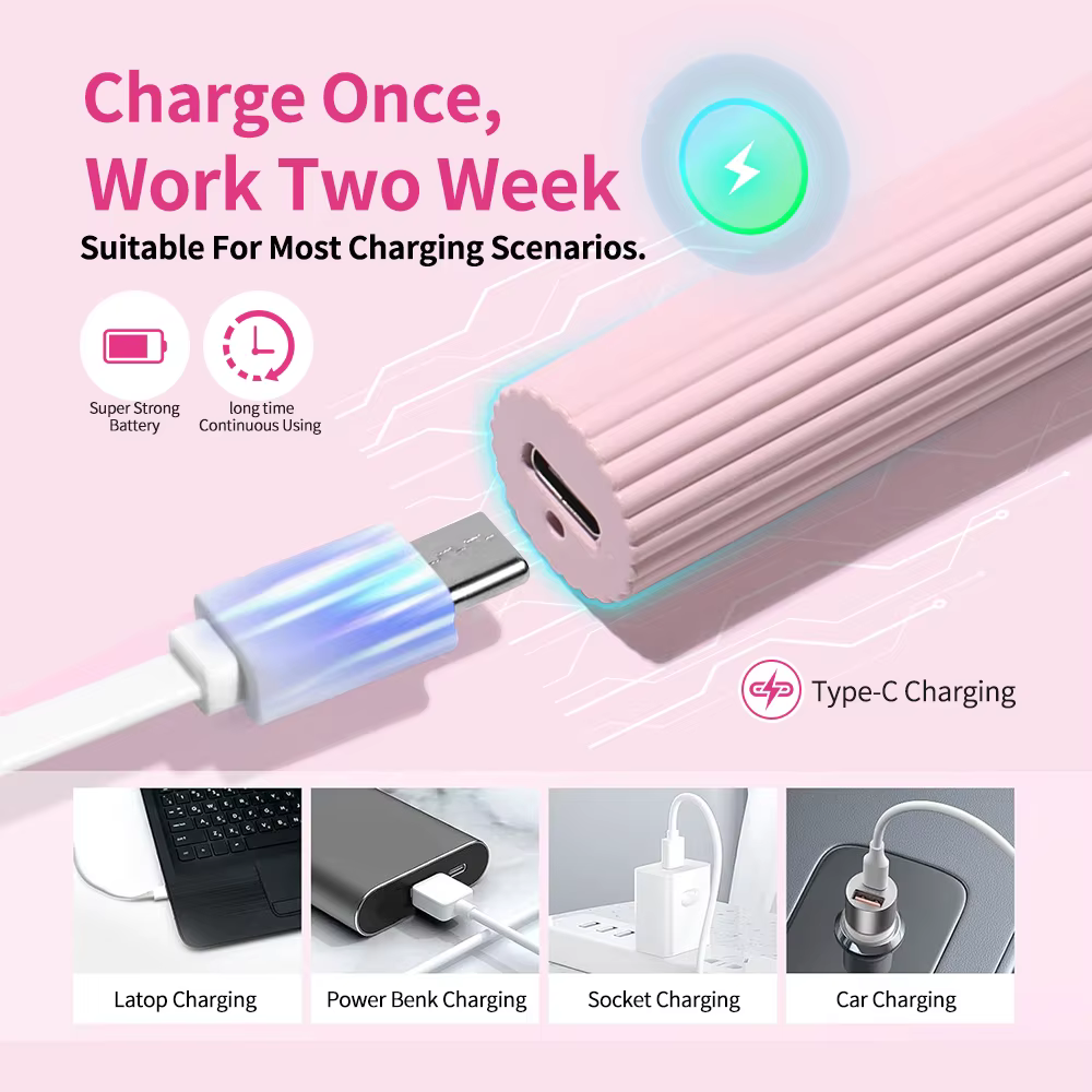 YIKOOLIN 1 Pc stylo forme Portable UV/LED lampe à ongles pour vernis Gel et presse sur ongles sans f