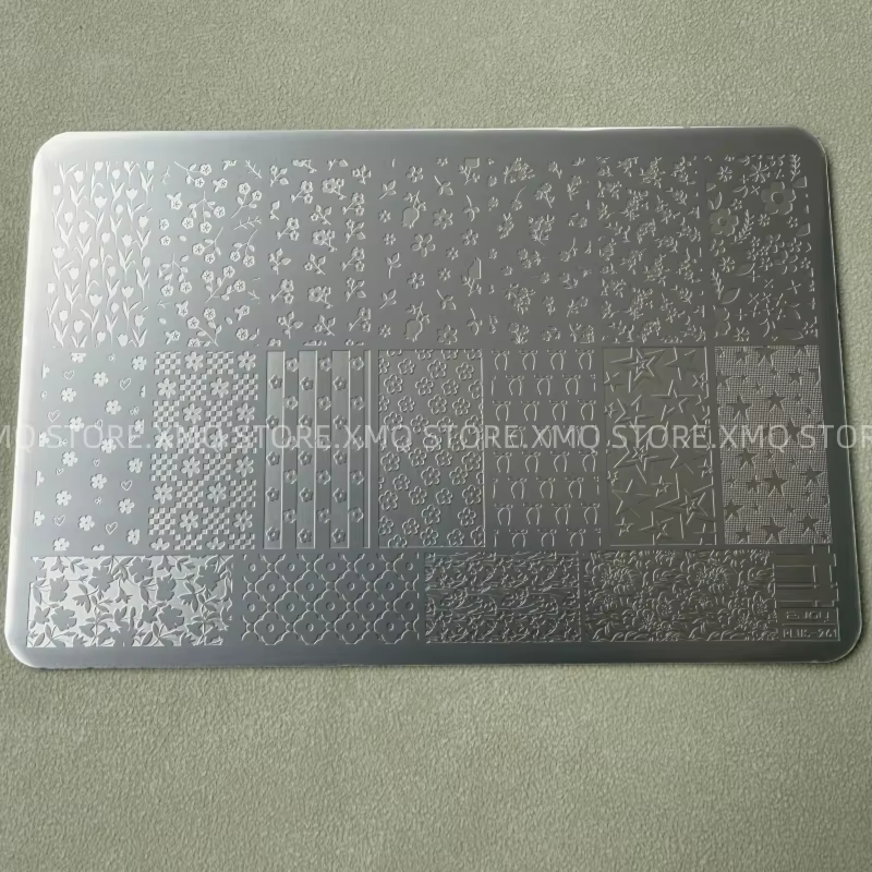 XMQ NAIL ART STAMPING PLATES STAR HEART TEMPLATES