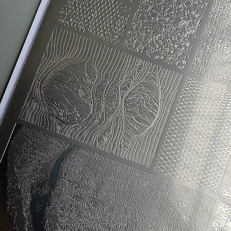 XMQ NAIL ART STAMPING PLATES DESIGNS DE LACE IMAGEPLATES STYLE DENIM TEMPLATÉ