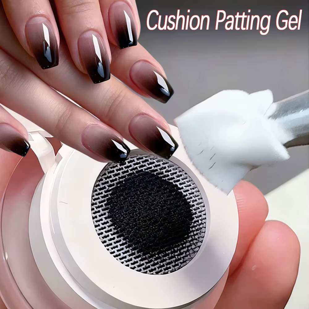 5ml noir coussin dégradé peinture Gel noir Ombre tapotements Gel vernis UV/LED Blush floraison Aura 