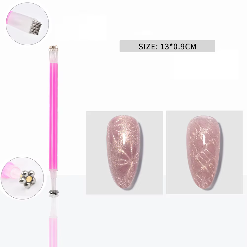 Vernis à ongles Gel œil de chat rouge rubis, vin rouge cerise Dopamine paillettes, tremper LED/UV, m