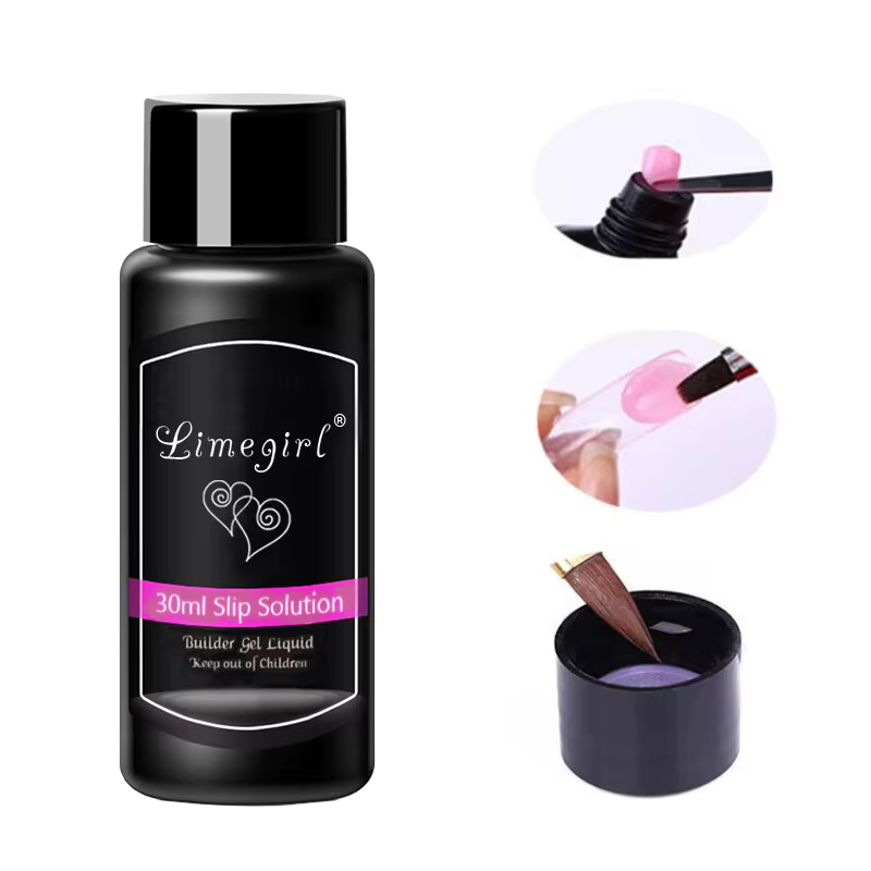 30ml Extension rapide Gel vernis Solution antidérapante Gel brosse ongles liquide Permanent indolore