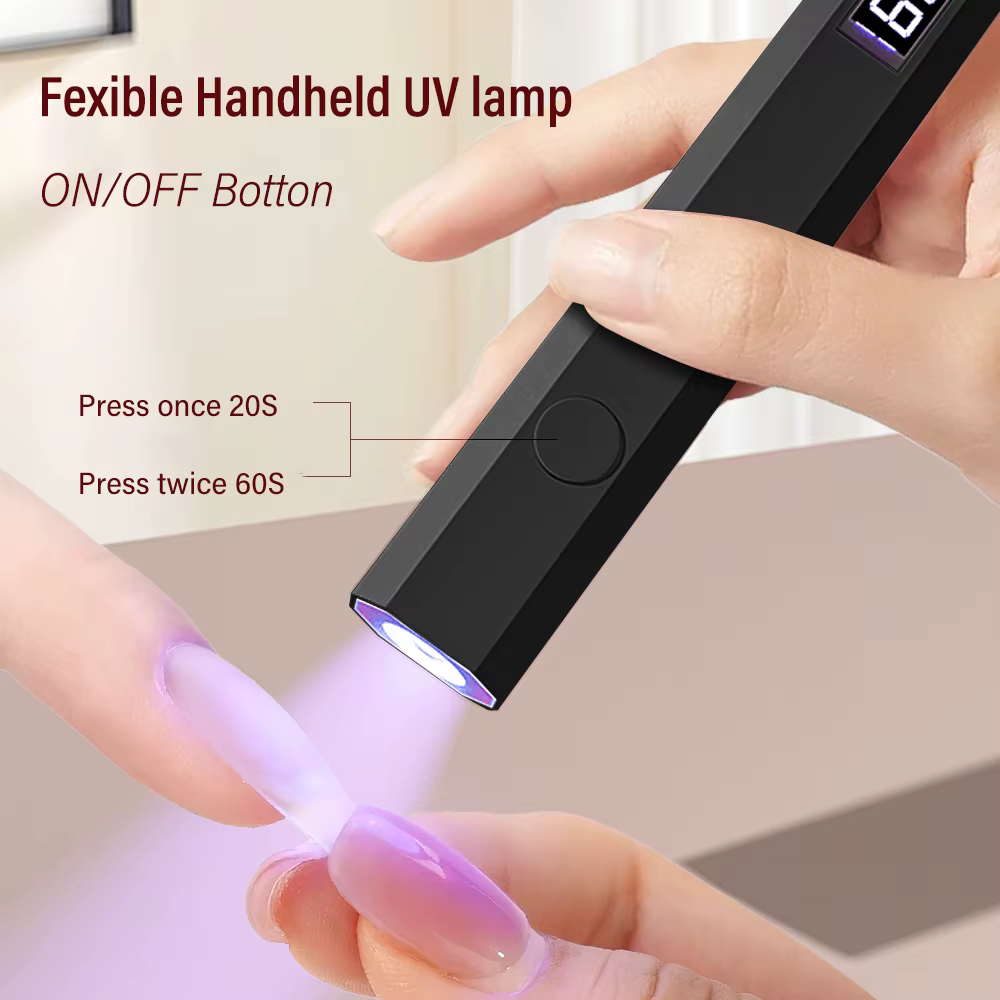 YIKOOLIN lumière UV pour ongles en Gel Mini lampe UV pour ongles lumière LED professionnelle pour le