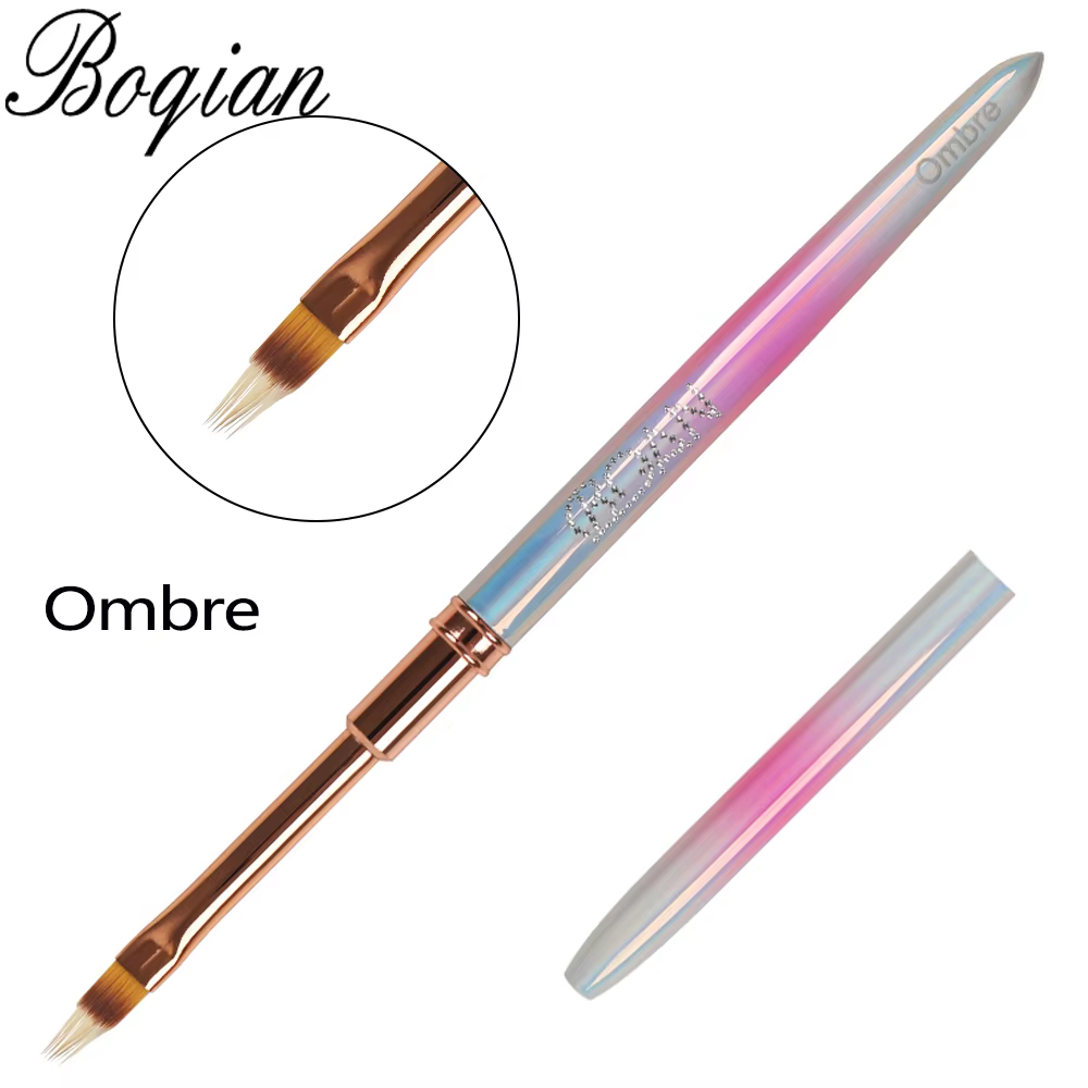 BQAN brosse à ongles nacrée brosse à Gel pour manucure acrylique UV Gel Extension stylo vernis à ong