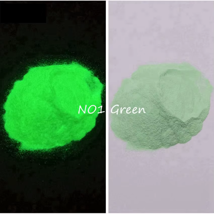 Pigment lumineux en poudre de paillettes pour ongles, pigment phosphoreux dans l'obscurité, colorant