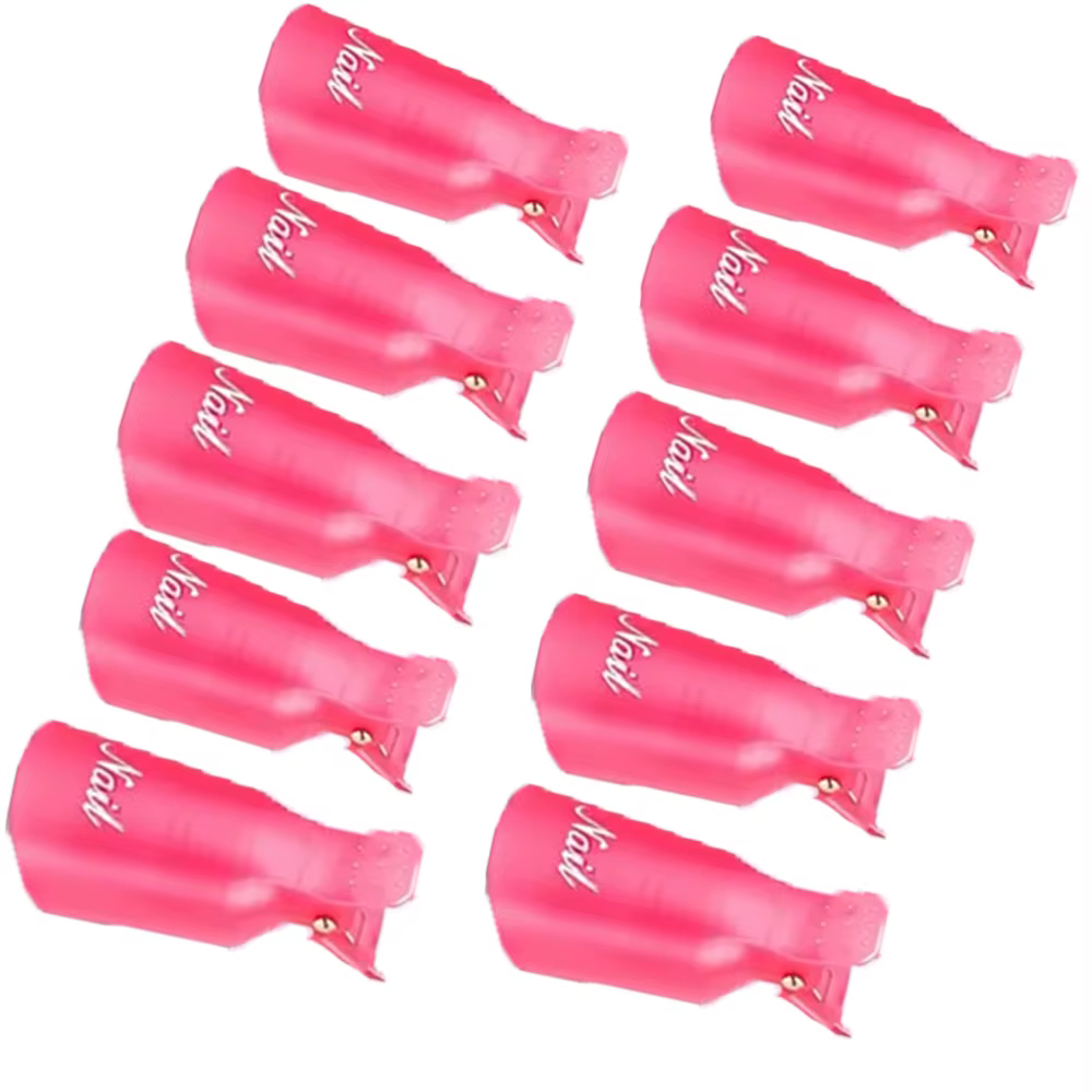 LULAA 10 pièces/16 pièces en plastique Nail Art tremper capuchon pince UV Gel dissolvant de vernis o
