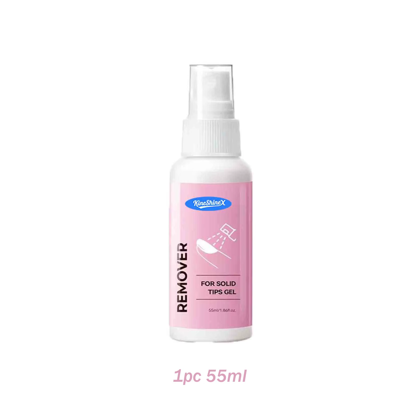 Spray Dissolvant de Colle à Ongles Solide, Spray Dissolvant de Colle pour Faux Ongles à Presser, Éli