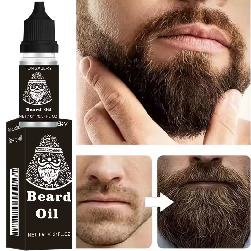 Sérum de croissance rapide de la barbe de haute qualité pour hommes, favorise la repousse de la barb
