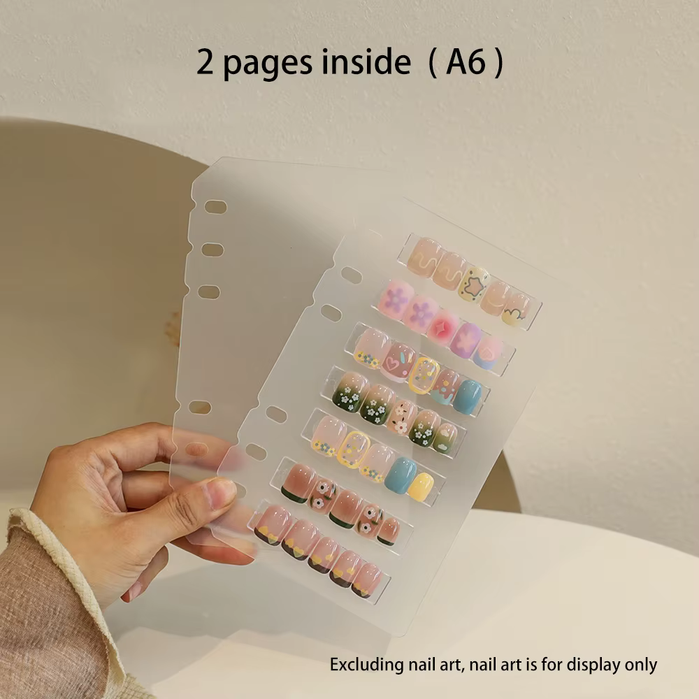 Livre de rangement pour pièces d'art des ongles, grande capacité, exposition d'album Photo, panneau