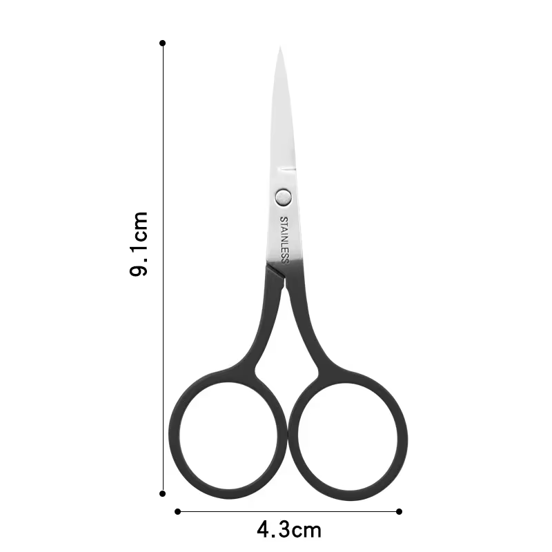 Ciseaux pour Nail Art, 1 pièce, outil pour cuticules, accessoires, maquillage, sourcils, cils, épila